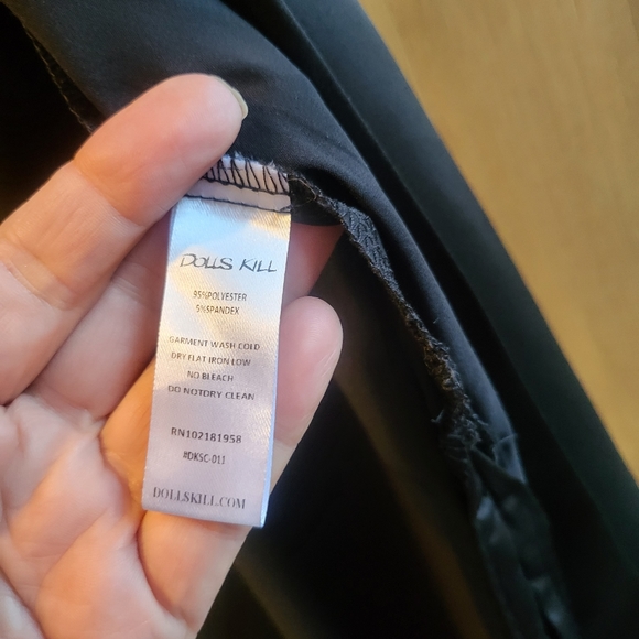 Doll Kills Kimono Style Satin Robe - Picture 7 of 7